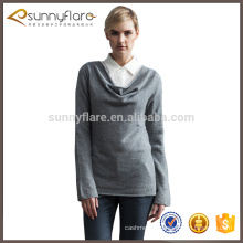 Latest fashion 100% cashmere women pullover sweaters